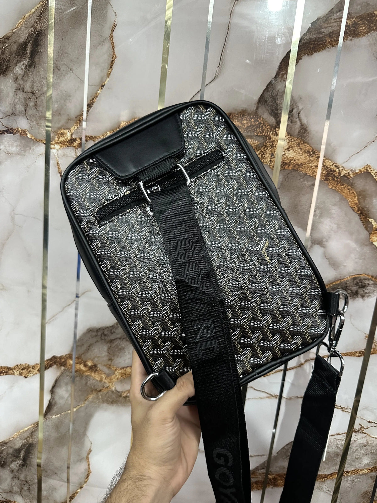 Goyar d Black Brown Premium Sling Bag g219 Urban Classics Store