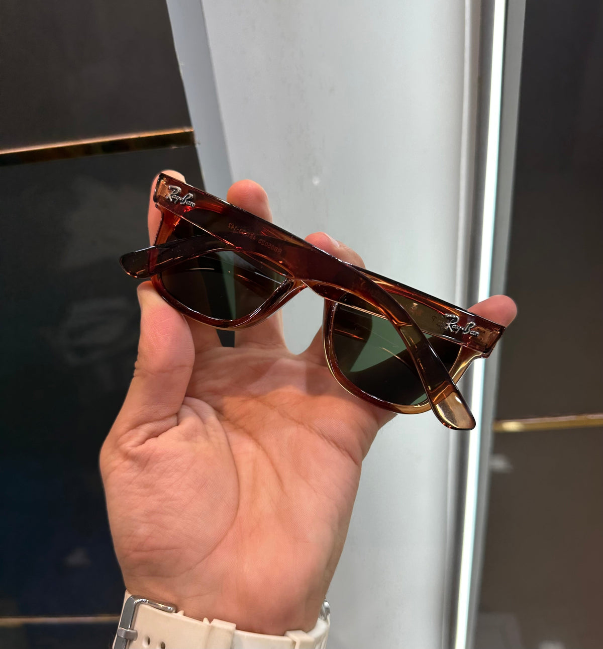 Ray Ban Brown Reverse Limited Edition Luxury Sunglass With Original Packing Urban Classics Store