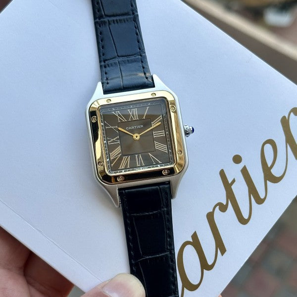CARTIER SANTOS GOLD-WHITE WITH OG BOX Urban Classics Store
