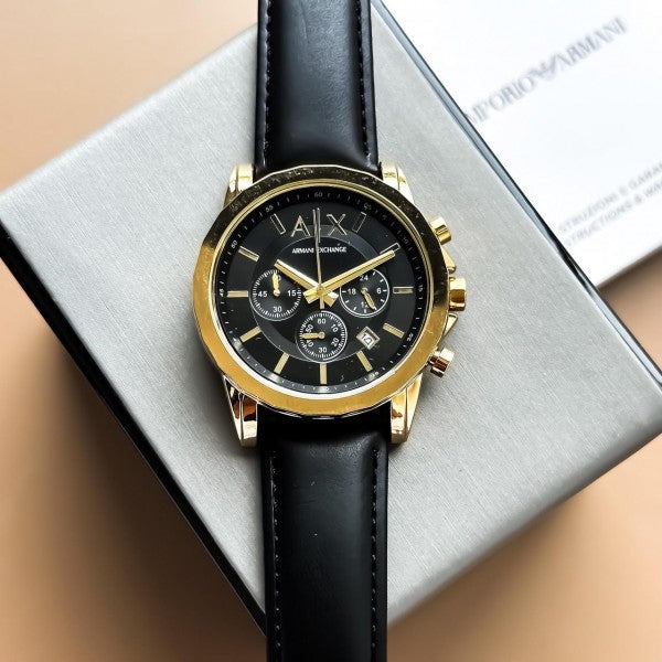 ARMANI EXCHANGE GOLD BLACK WITH OG KIT Urban Classics Store
