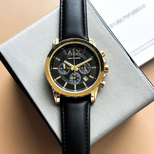ARMANI EXCHANGE GOLD BLACK WITH OG KIT Urban Classics Store