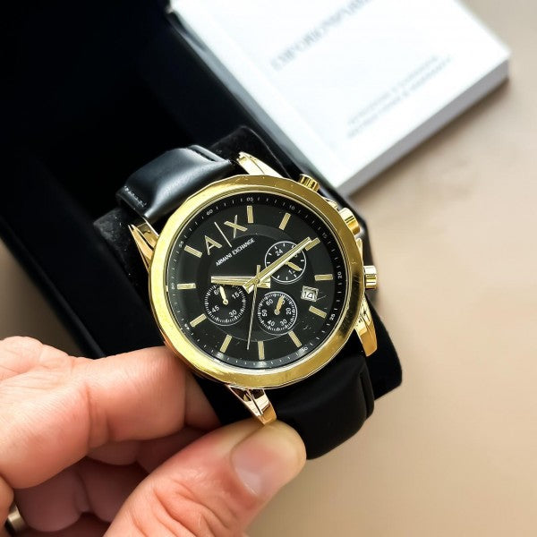ARMANI EXCHANGE GOLD BLACK WITH OG KIT Urban Classics Store