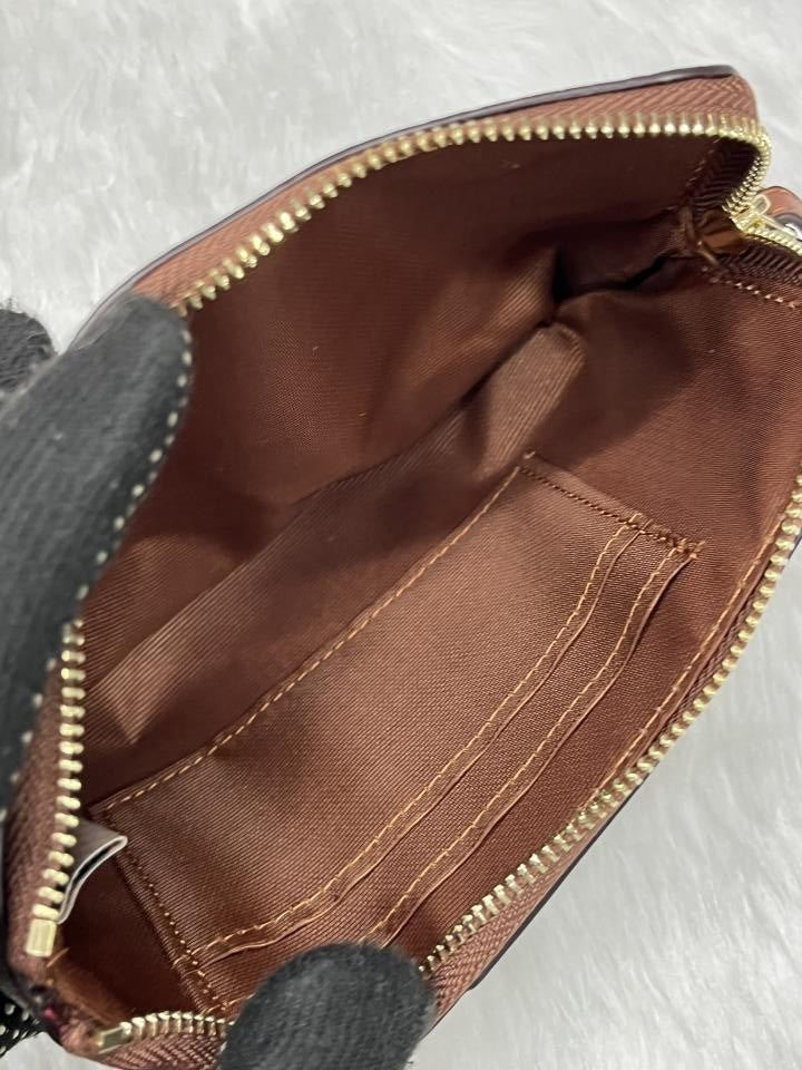 COACH W2 CORNER WRISTLET ALL BROWN WITH OG BOX & DUST COVER Urban Classics Store