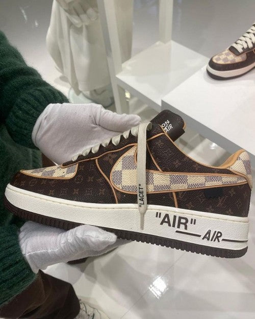 NIKE AIRFORCE LV BROWN WITH OG BOX Urban Classics Store