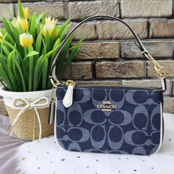 COACH NOLITA 19 (DENIM WHITE) BAG WITH OG BOX & CHAIN BELT Urban Classics Store