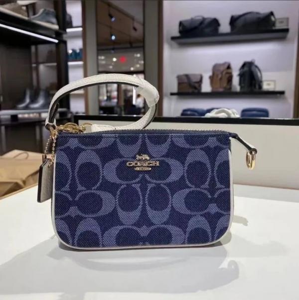 COACH NOLITA 19 (DENIM WHITE) BAG WITH OG BOX & CHAIN BELT Urban Classics Store