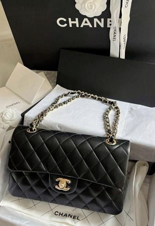 CHANEL JUMBO BLACK GOLD WITH OG BOX Urban Classics Store