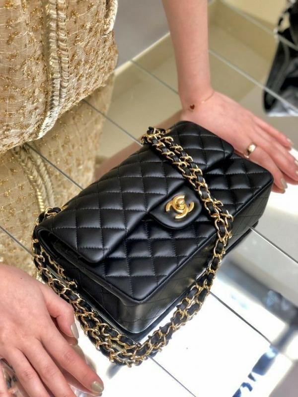 CHANEL JUMBO BLACK GOLD WITH OG BOX Urban Classics Store