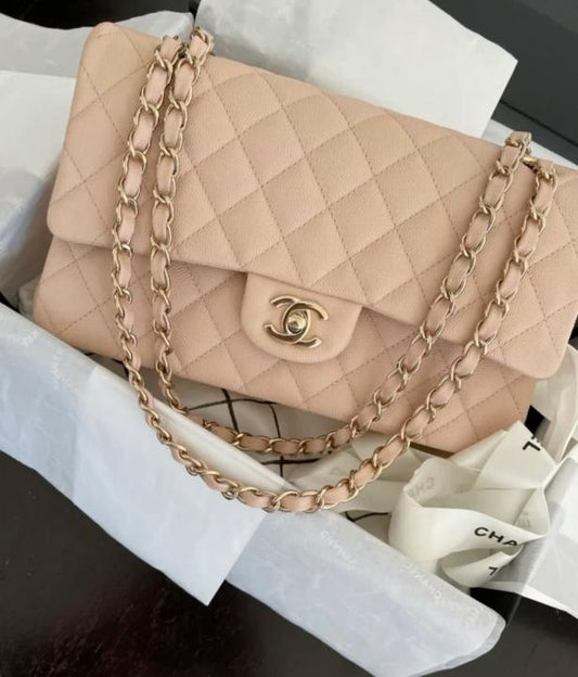 CHANEL JUMBO APRICOT GOLD BAG WITH OG BOX Urban Classics Store