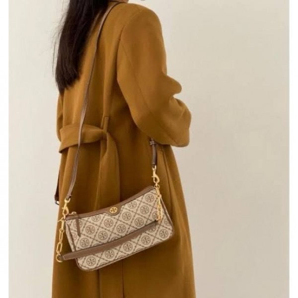 TORY BURCH STUDIO SLING (BROWN) SHOULDER BAG WITH OG BOX Urban Classics Store