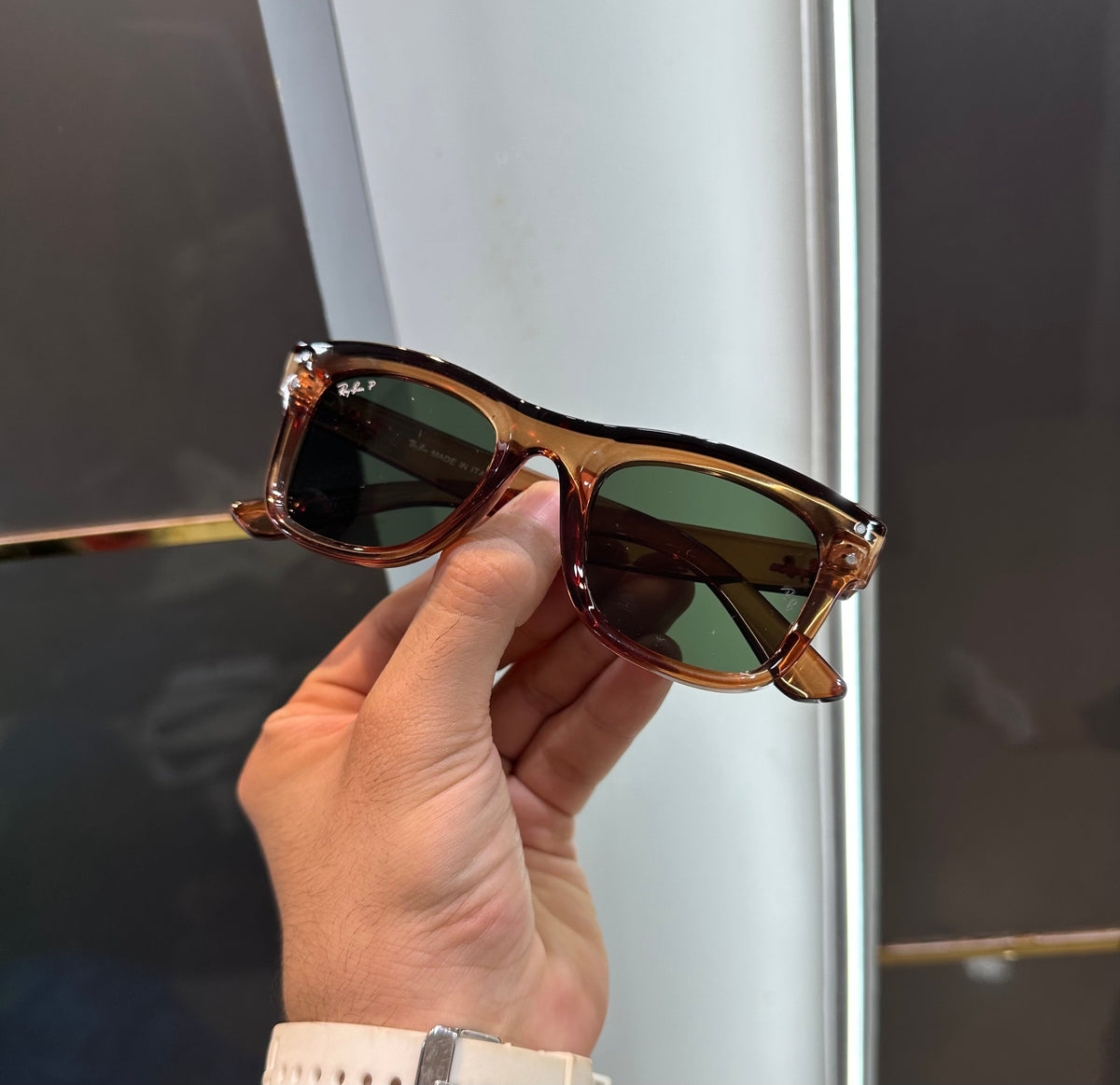 Ray Ban Brown Reverse Limited Edition Luxury Sunglass With Original Packing Urban Classics Store