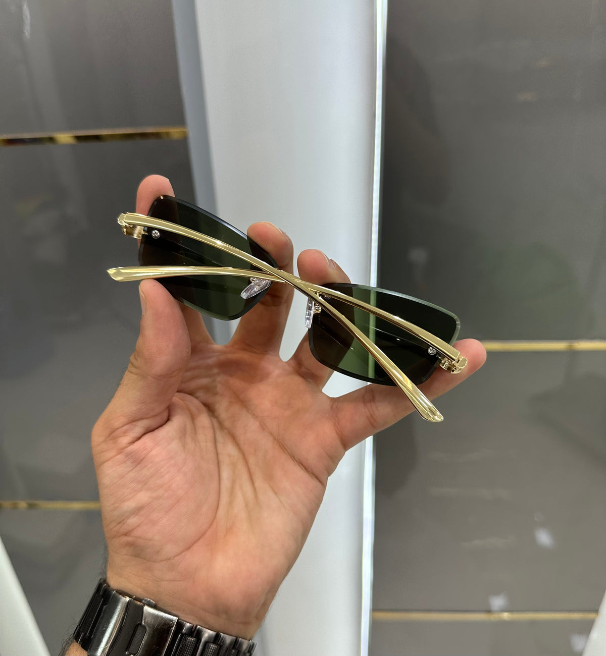 Bottega Veneta Dual Metal Limited Edition Luxury Sunglasses With Original Packing Urban Classics Store