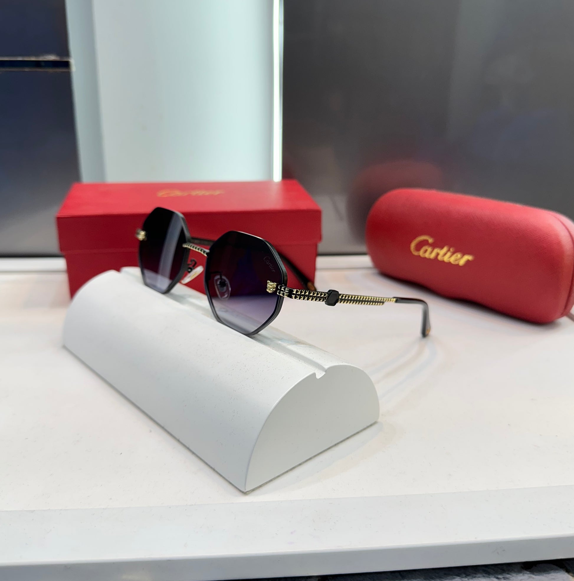 CARTIER * JAGUAR EDITION * SUNGLASSES WITH OG BOX Urban Classics Store