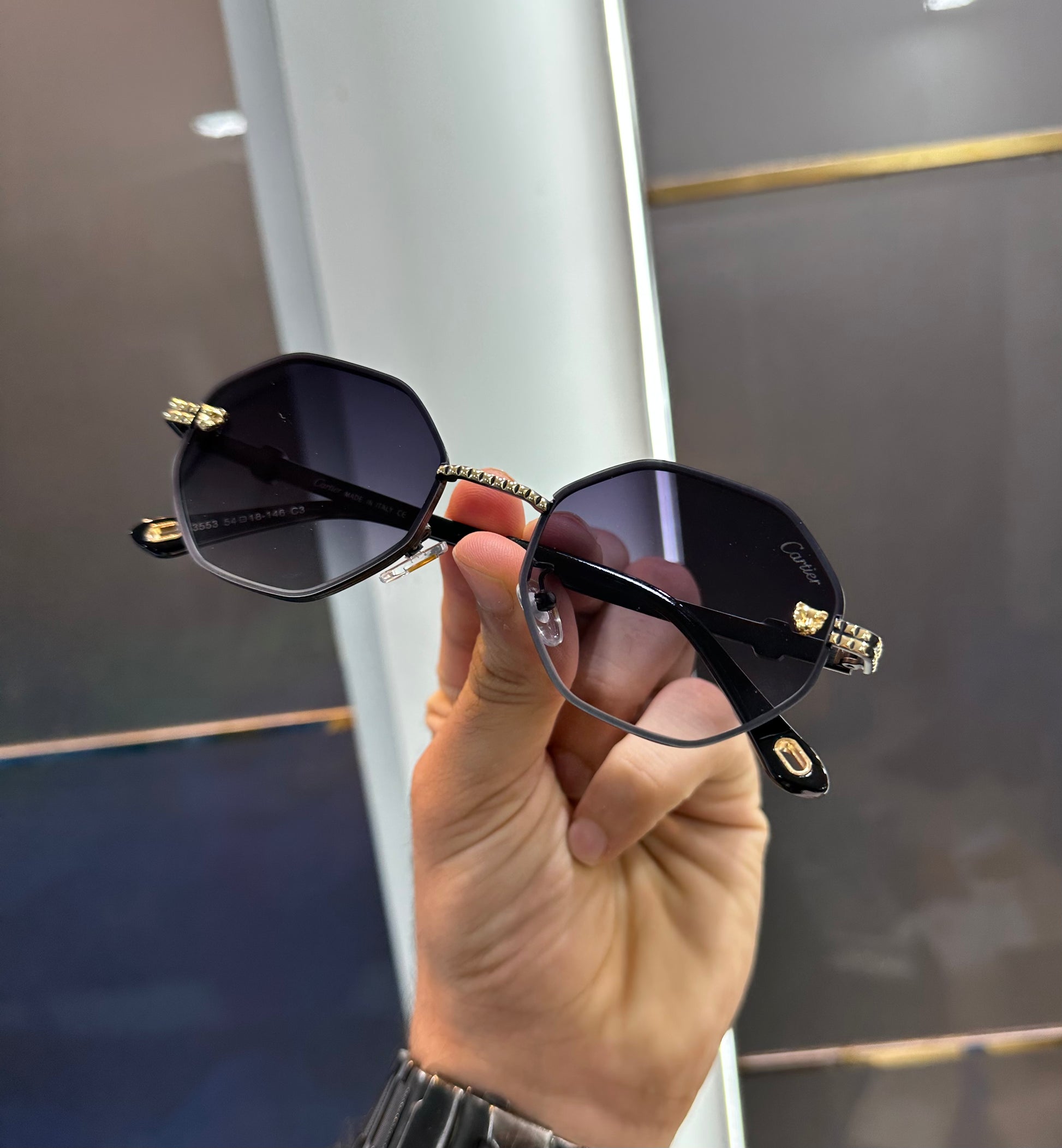 CARTIER * JAGUAR EDITION * SUNGLASSES WITH OG BOX Urban Classics Store