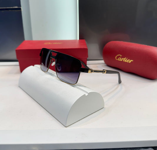 CARTIER STYLISH BLACK SUNGLASS WITH OG BOX Urban Classics Store
