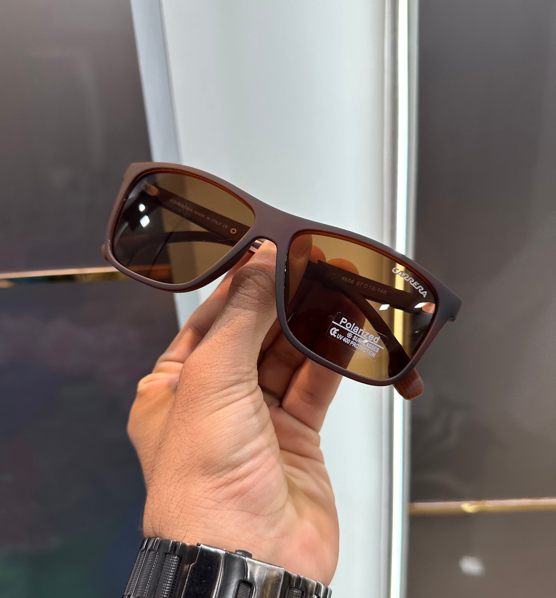 CARRERA JET BROWN PREMIUM SUNGLASSES WITH OG BOX Urban Classics Store
