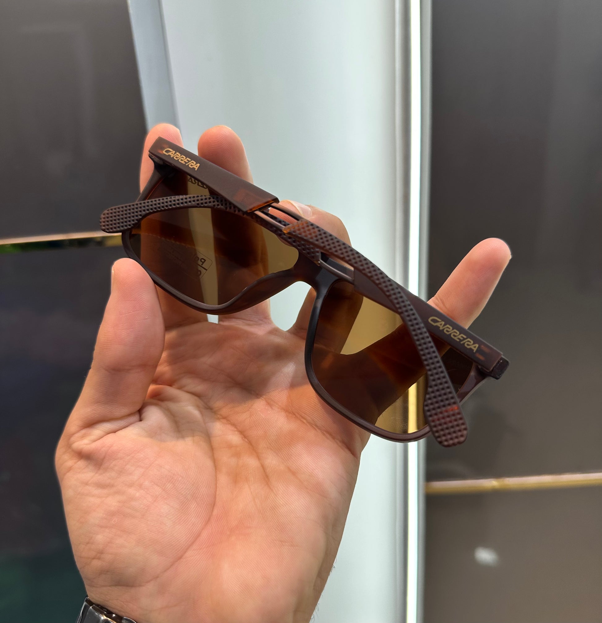 CARRERA JET BROWN PREMIUM SUNGLASSES WITH OG BOX Urban Classics Store