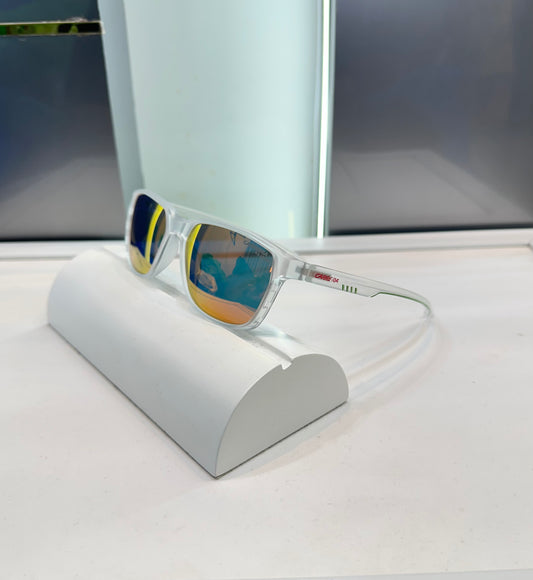 CARRERA TRANSPARENT WHITE PREMIUM SUNGLASSES !! RAINBOW SERIES !! WITH OG BOX Urban Classics Store