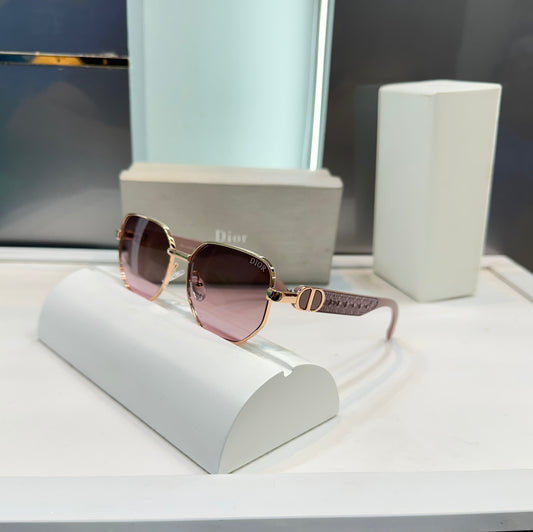 CHRISTIAN DIOR PREMIUM SUNGLASS PEACH COLOR WITH OG KIT Urban Classics Store