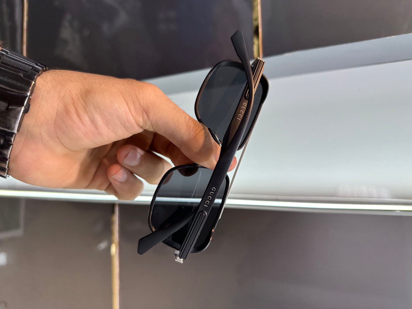 GUCCI PREMIUM SUNGLASSES(LIMITED EDITION) - BROWN WITH OG KIT Urban Classics Store