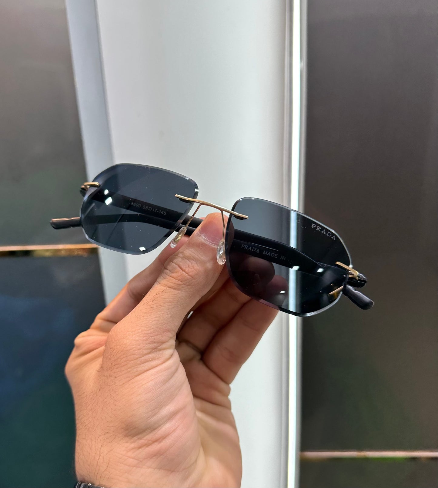 PRADA BLACK COOL CLASSIC SUNGLASS WITH OG BOX Urban Classics Store