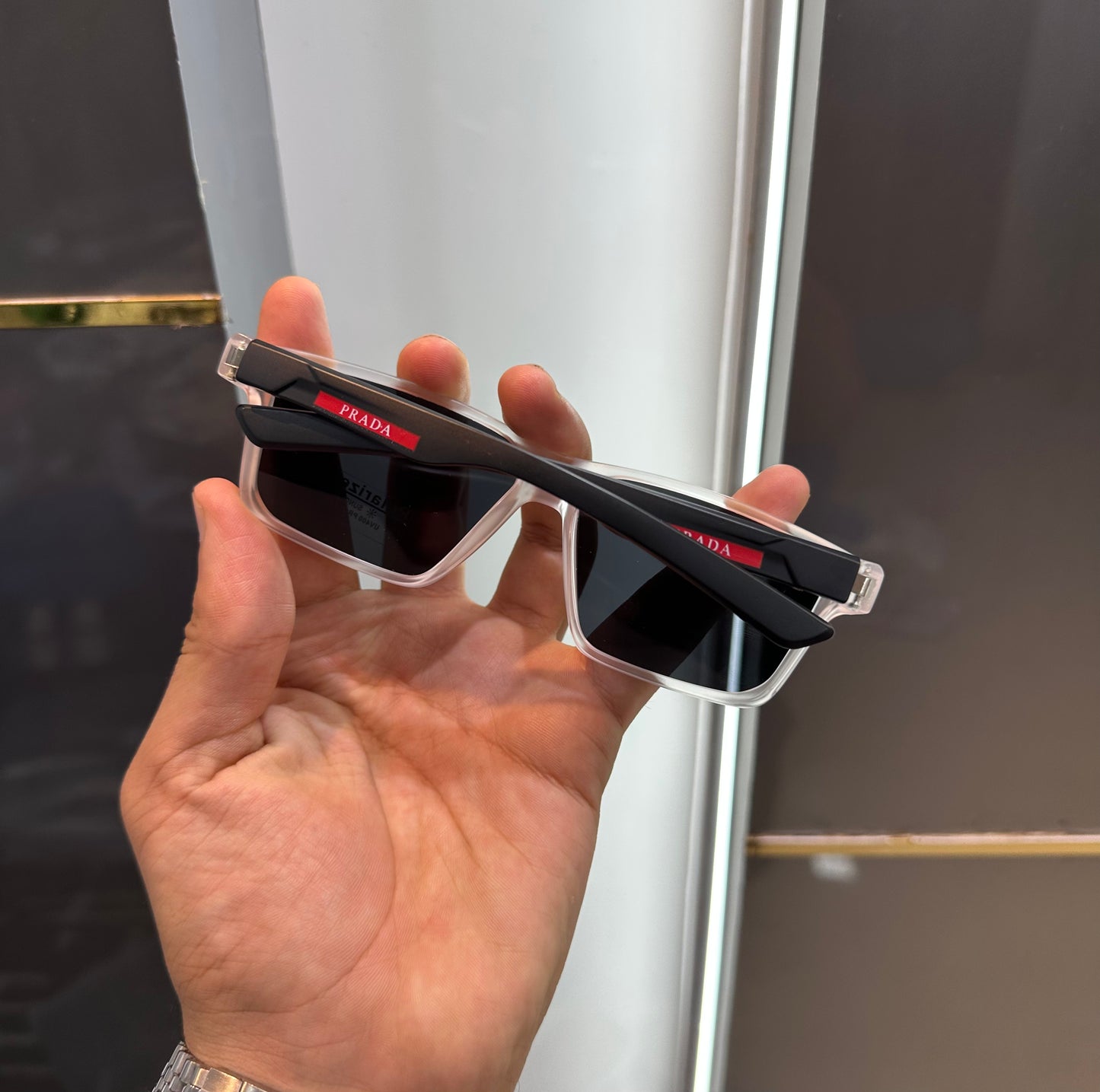 PRADA PREMIUM SUNGLASSES - KARAN AJUILA EDITION WITH OG BOX Urban Classics Store