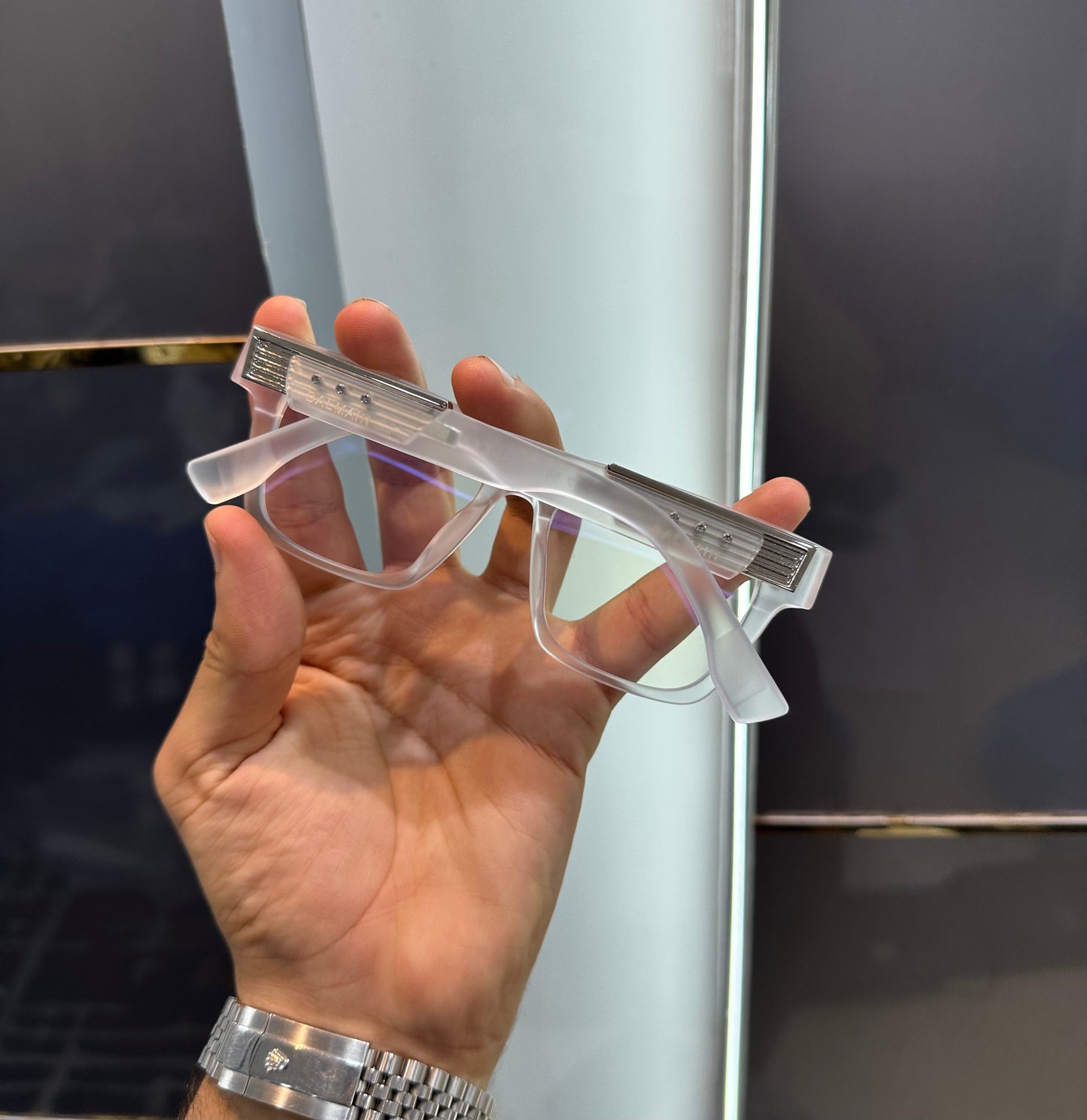 BALMAIN PARIS PREMIUM SUNGLASS WHITE WITH OG BOX Urban Classics Store