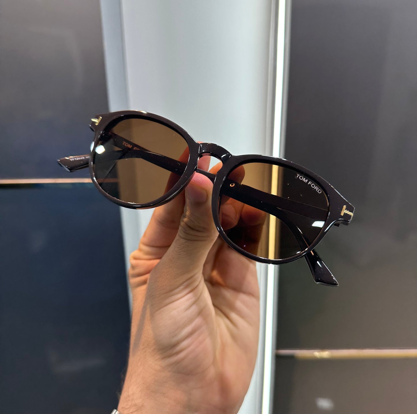 TOM FORD PREMIUM SUNGLASSES LIMITED EDITION BROWN BLACK WITH OG KIT Urban Classics Store
