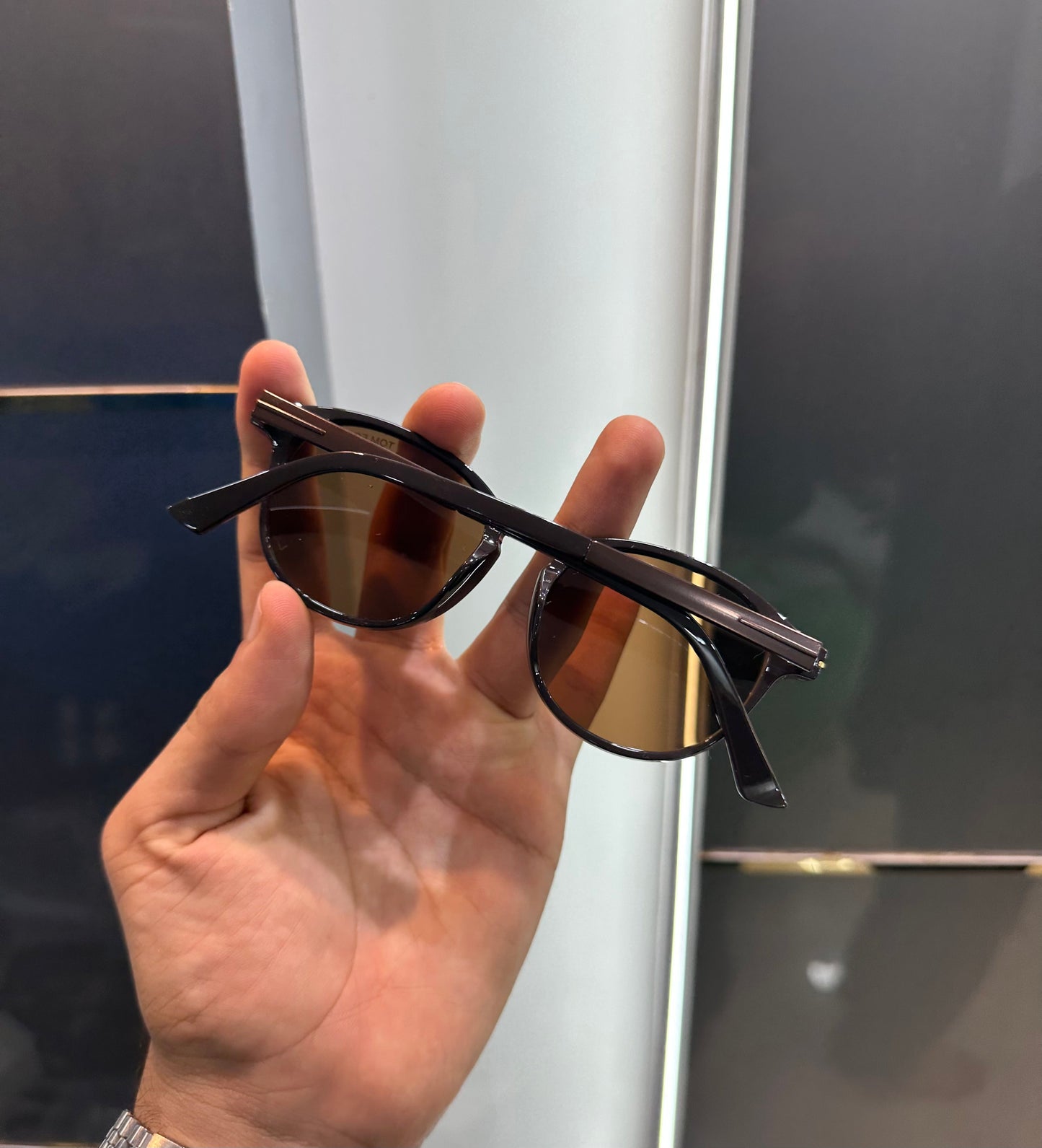 TOM FORD PREMIUM SUNGLASSES LIMITED EDITION BROWN BLACK WITH OG KIT Urban Classics Store