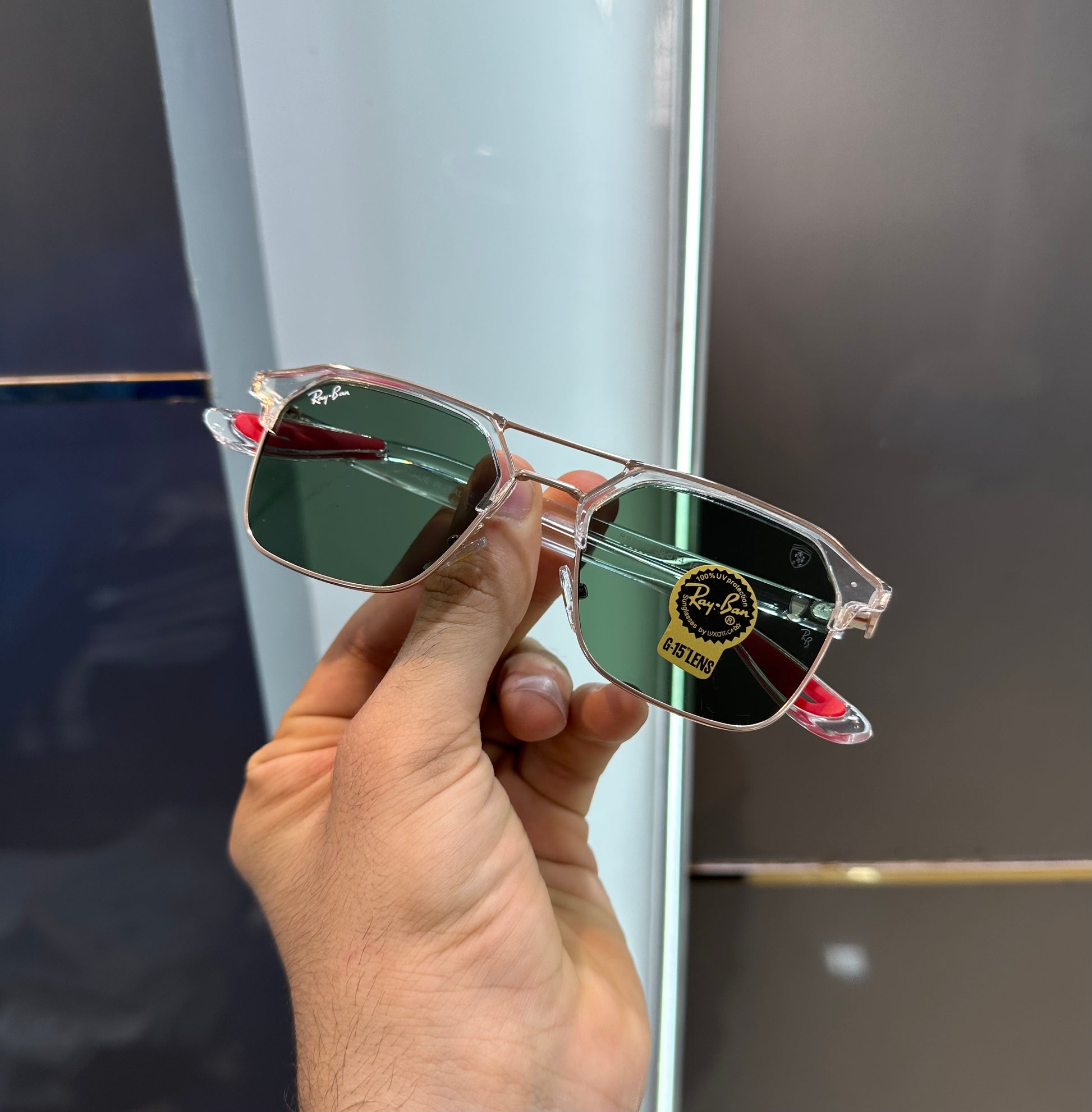 RAY BAN FERRARI EDITION SUNGLASSES WITH OG BOX KIT Urban Classics Store