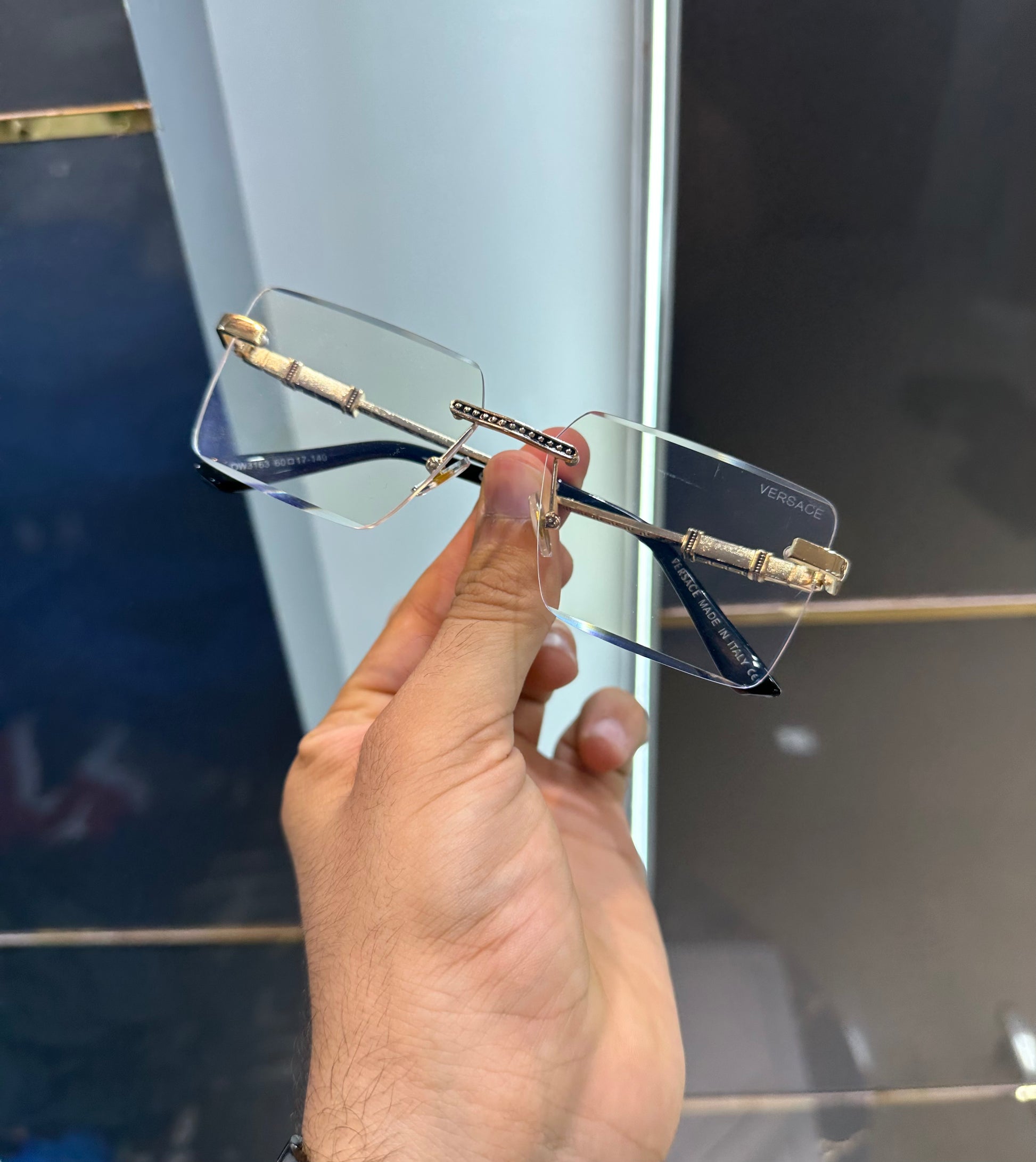 VERSACE BRANDING DESIGNER LUXURY SHADE/FRAME WITH OG BOX Urban Classics Store