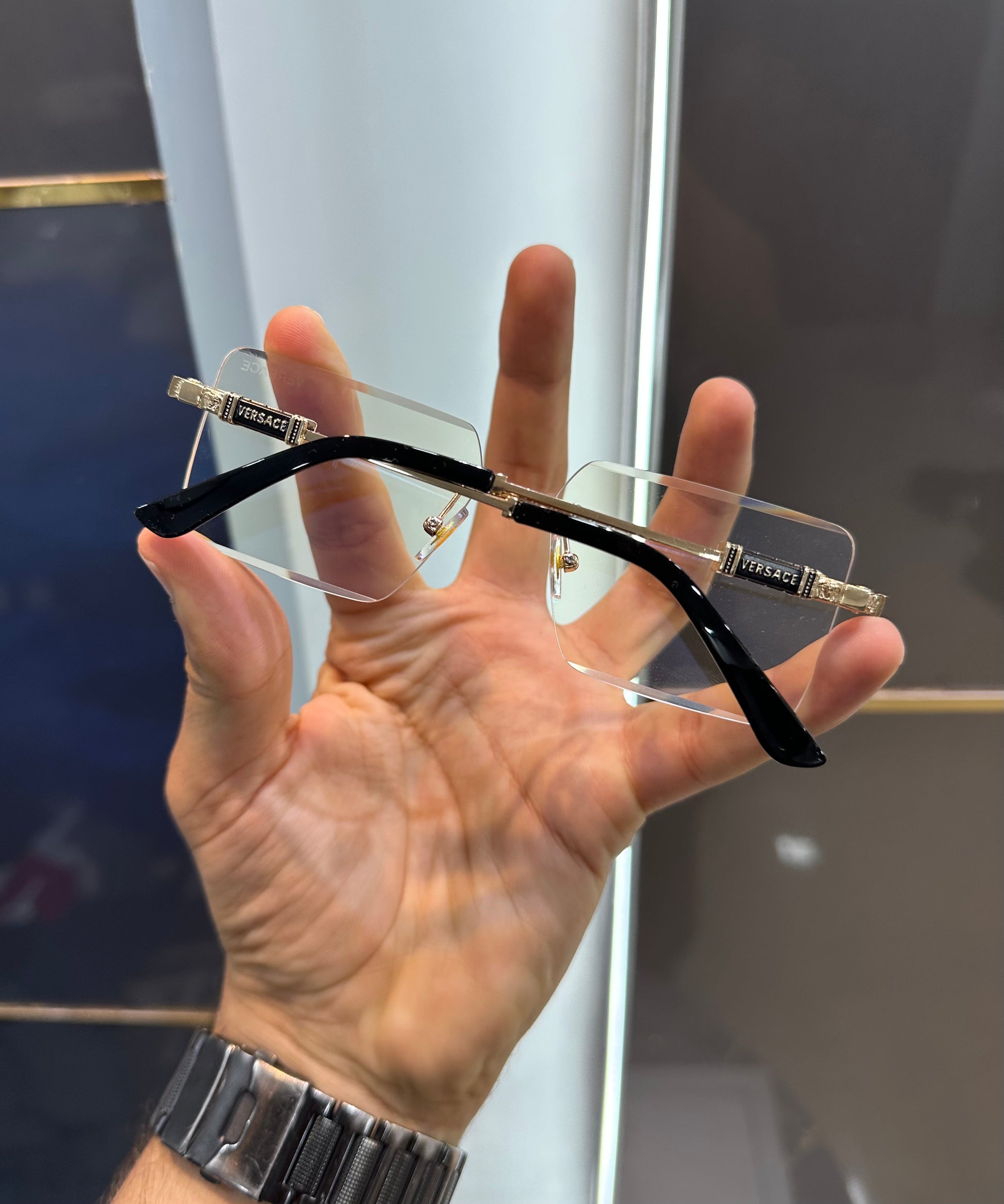 VERSACE BRANDING DESIGNER LUXURY SHADE/FRAME WITH OG BOX Urban Classics Store