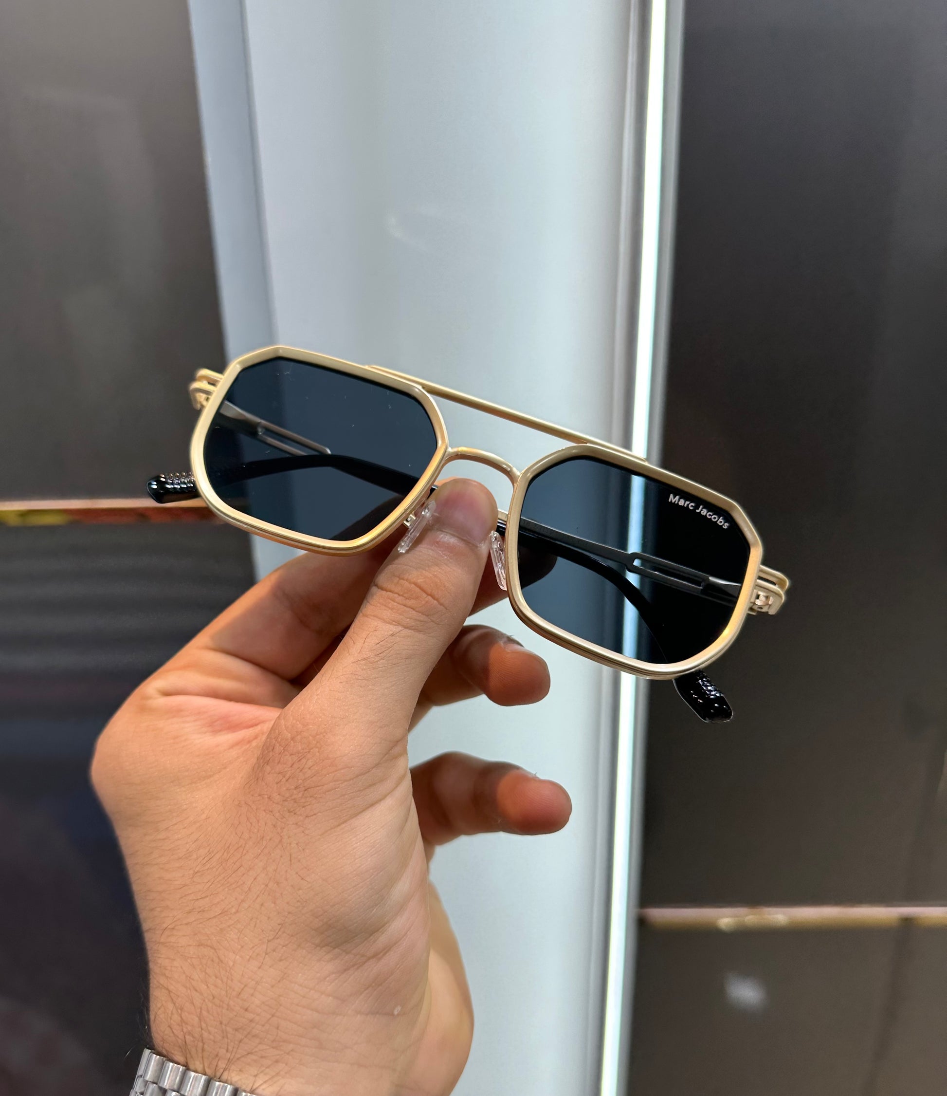 MARC JACOB # METALLIC GOLD EDITION # SUNGLASSES WITH OG BOX Urban Classics Store