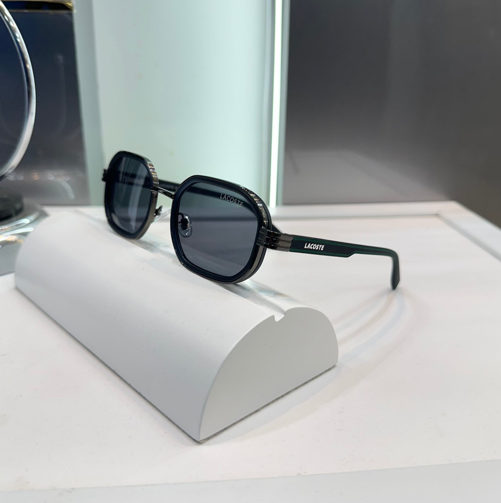 LACOSTE PREMIUM SUNGLASSES LOGO MONOGRAM WITH OG BOX Urban Classics Store