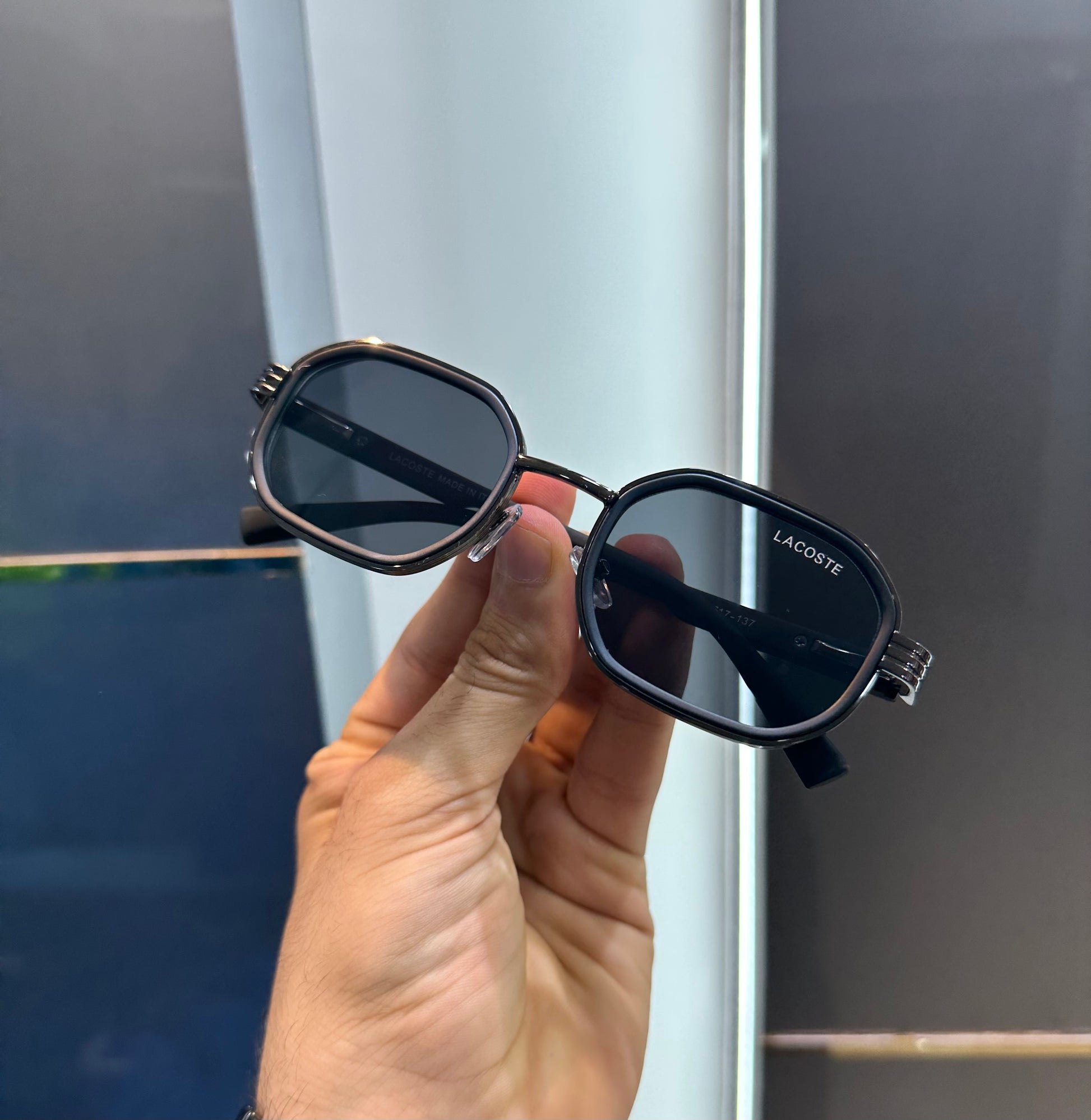 LACOSTE PREMIUM SUNGLASSES LOGO MONOGRAM WITH OG BOX Urban Classics Store