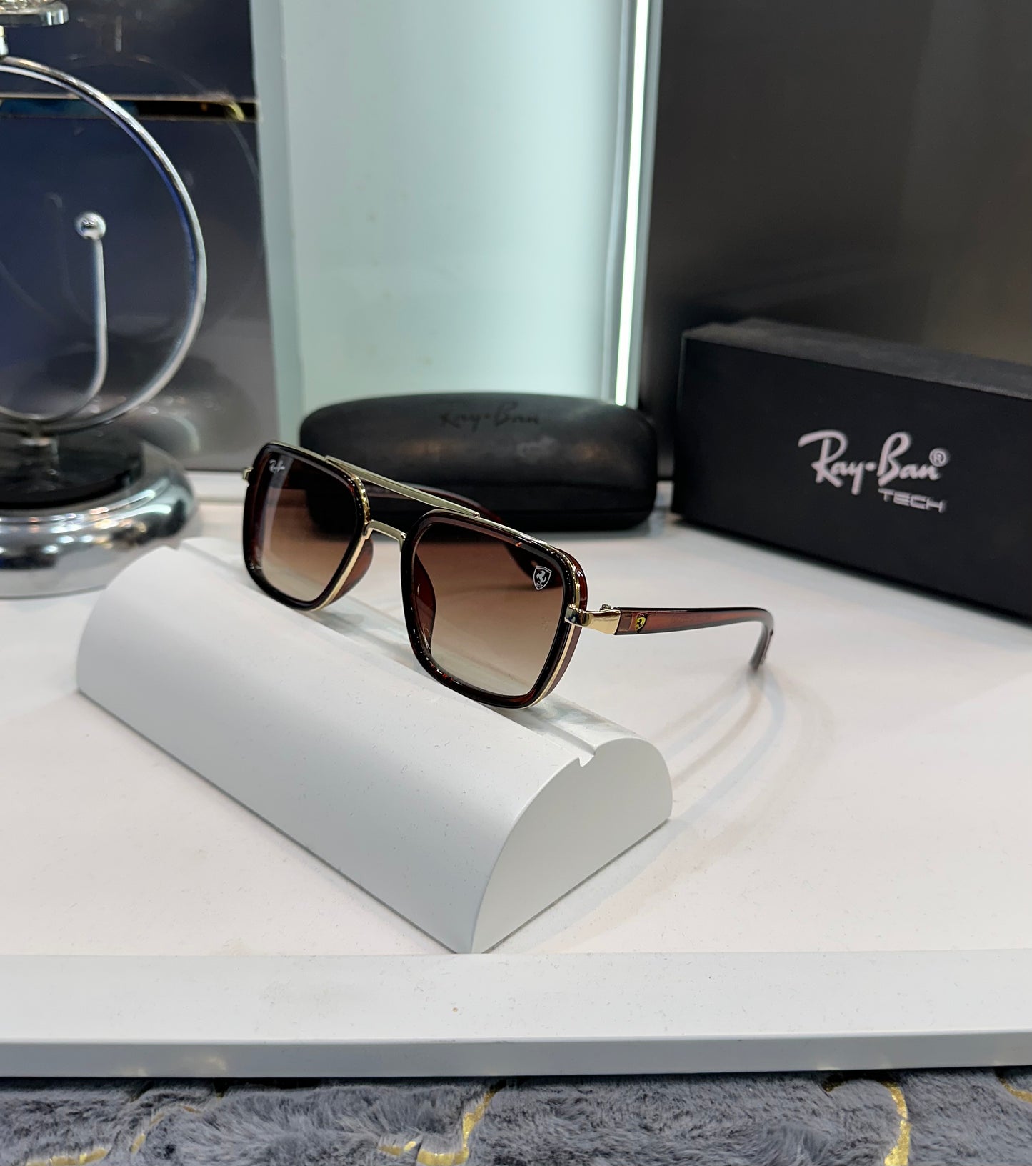RAY BAN PREMIUM SUNGLASS WITH OG BOX Urban Classics Store