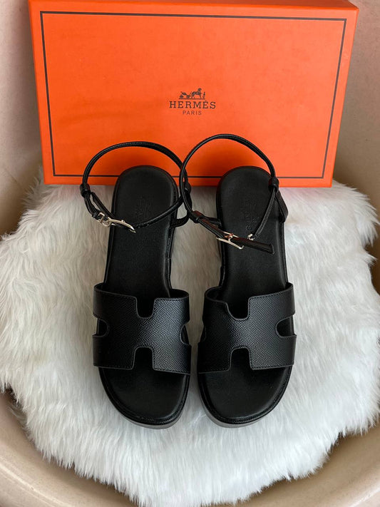 HERMES JAM 30 PLATFORM BLACK SANDAL WITH ORIGINAL BOX Urban Classics Store