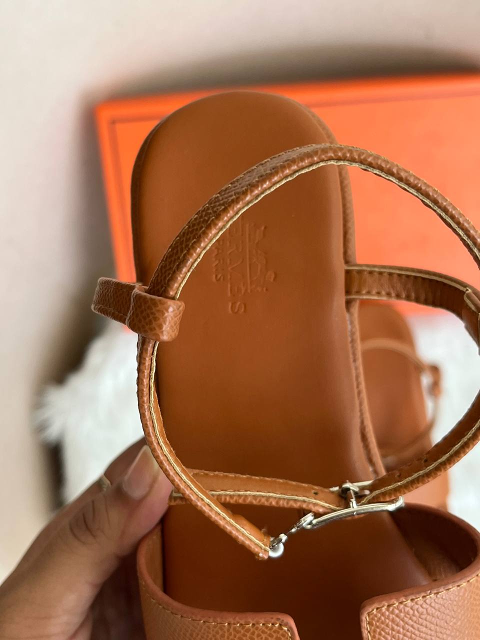 HERMES JAM 30 PLATFORM BROWN SANDAL WITH ORIGINAL BOX Urban Classics Store