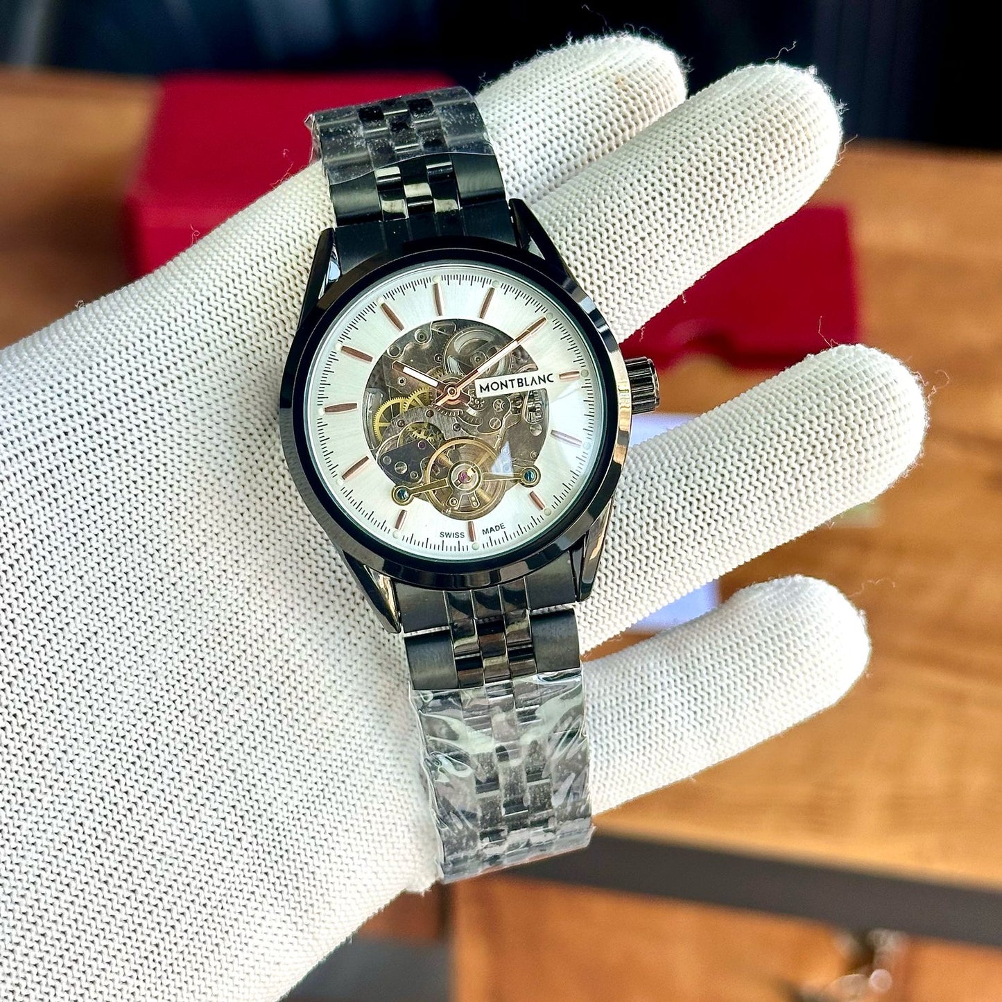 MONT BLANC AUTO BLACK WHITE WITH OG BOX PACKING Urban Classics Store