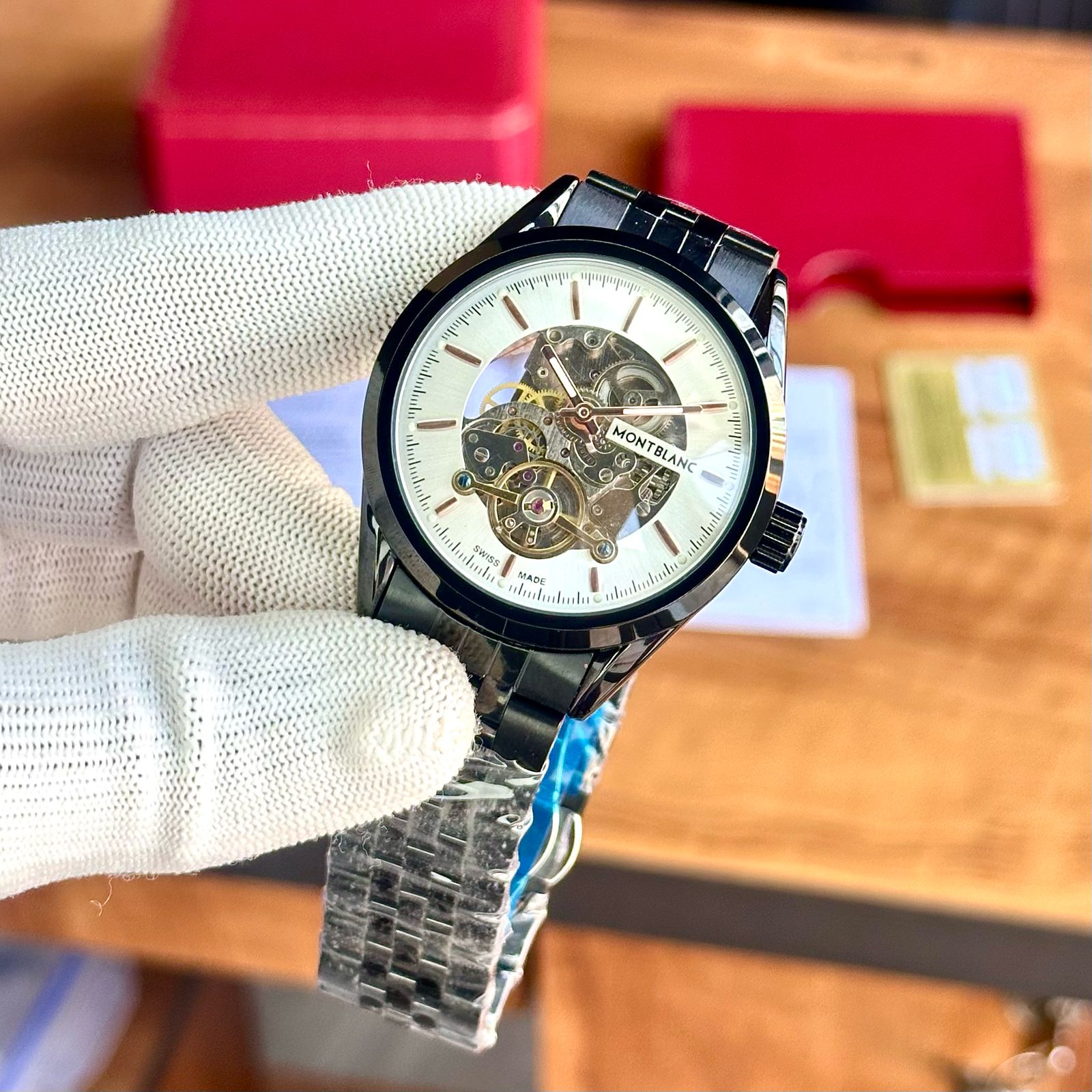 MONT BLANC AUTO BLACK WHITE WITH OG BOX PACKING Urban Classics Store