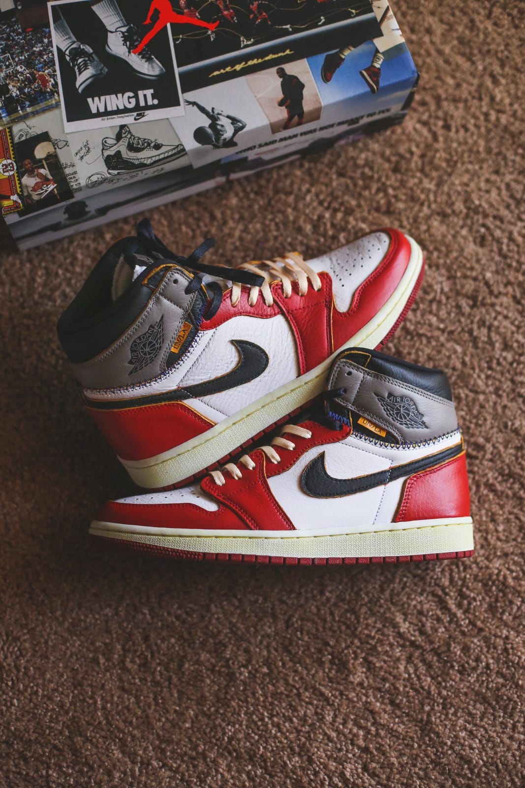 NIKE UNION X AIR JORDAN 1 CHICAGO SHADOW WITH OG BOX KIT Urban Classics Store