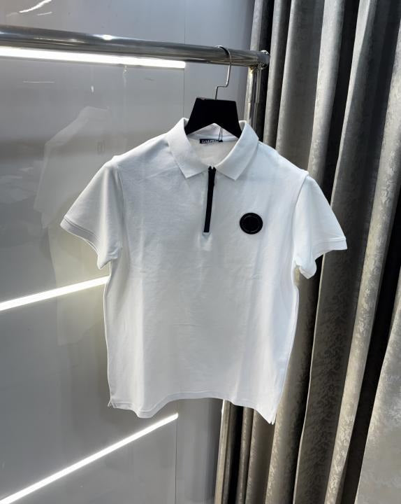 BALMAIN PARIS PREMIUM POLO T SHIRT WHITE Urban Classics Store