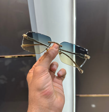 Cartier Aqua Green Karan Aujla Edition Luxury Sunglass With Original Packing Urban Classics Store