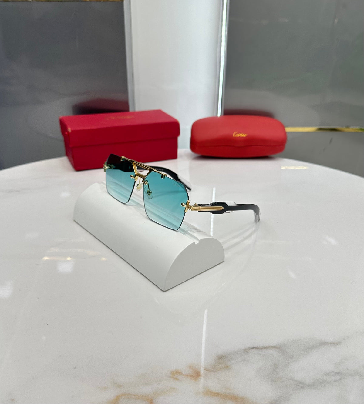 Cartier Dual Metal Limited Edition Luxury Sunglasses With Original Packing Urban Classics Store
