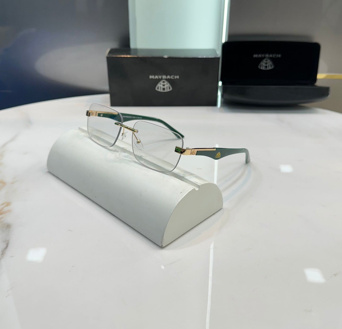 Maybach Green Frame Karan Aujla Edition Luxury Sunglass With Original Packing Urban Classics Store
