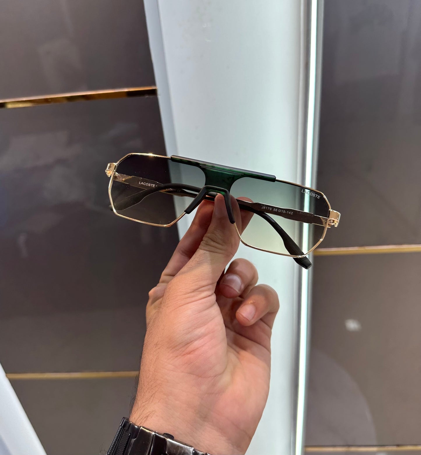 Lacoste Dual Metal Limited Edition Luxury Sunglass With Original Packing Urban Classics Store
