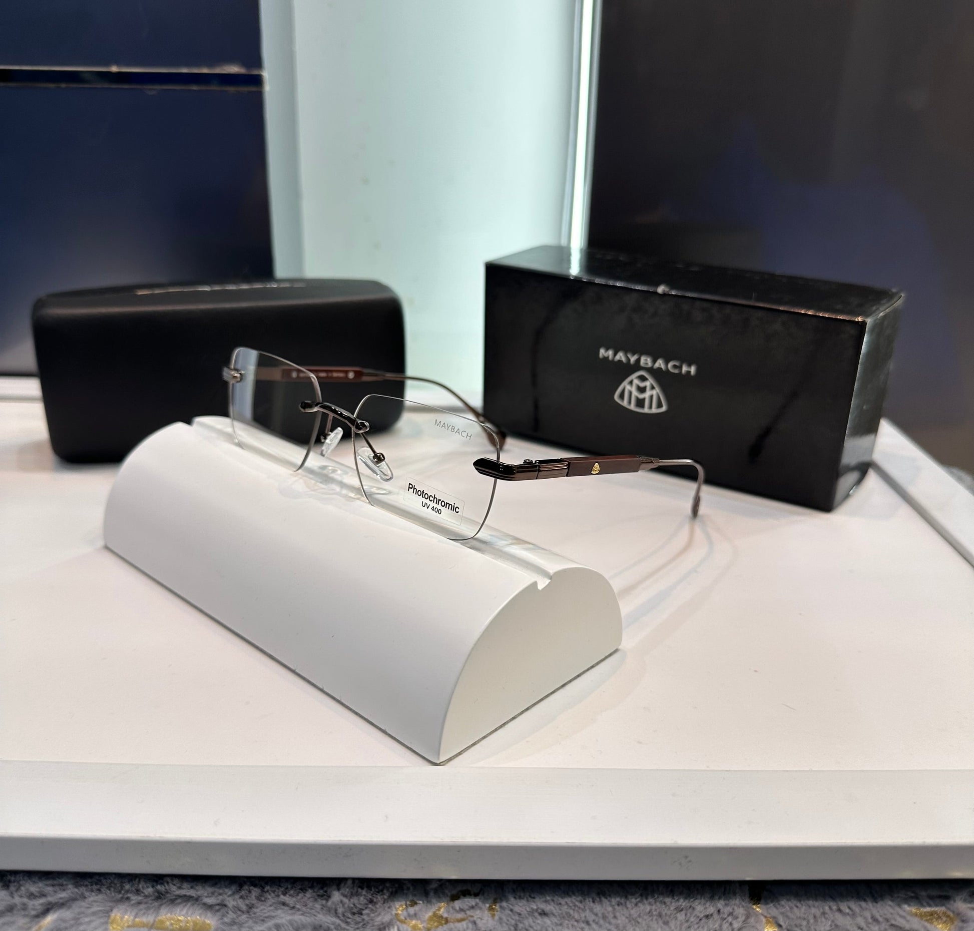 Maybach Wine Metal Karan Aujla Edition Luxury Shade With Original Packing Urban Classics Store
