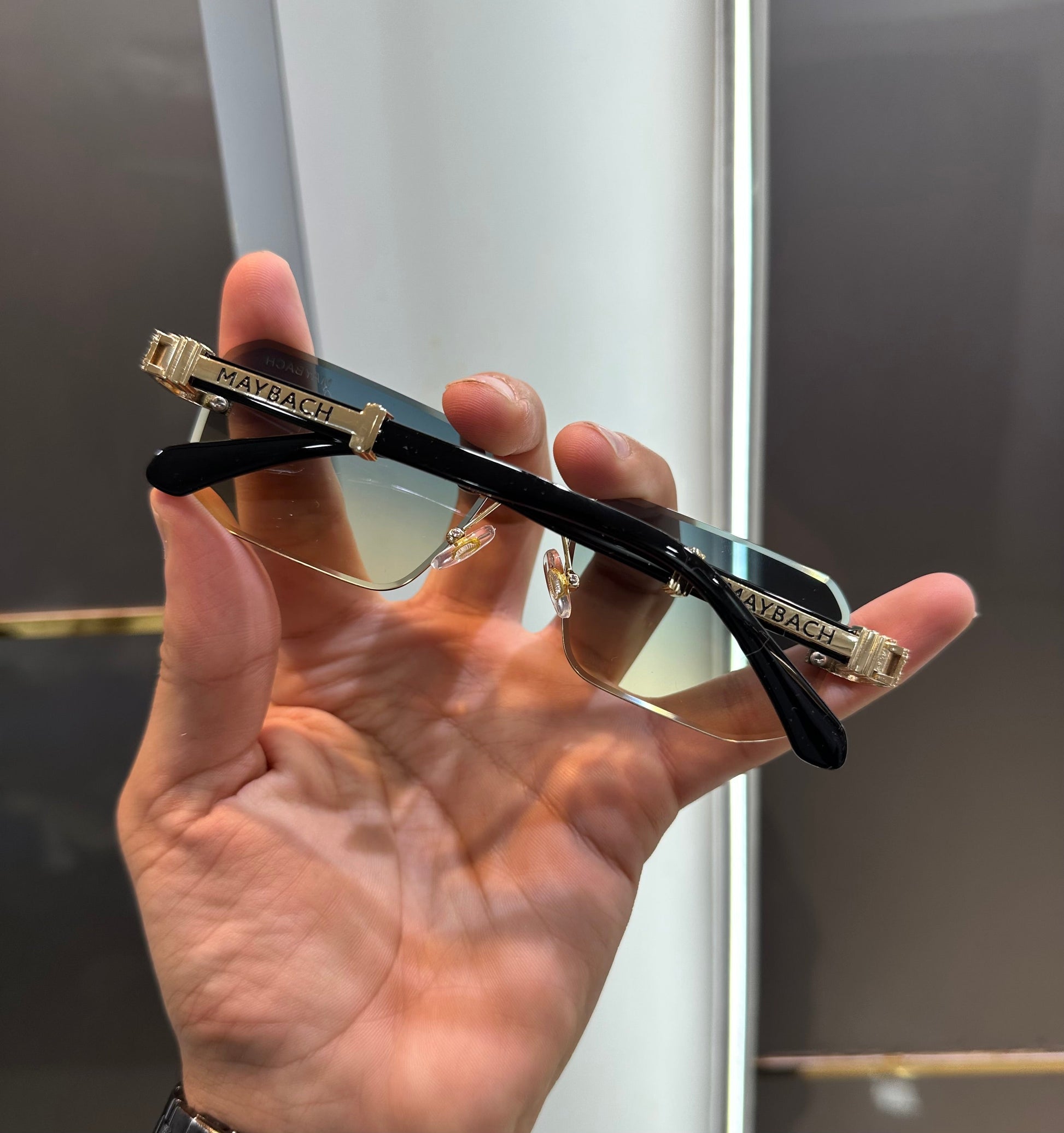 Maybach Green Dual Shade Karan Aujla Edition Luxury Sunglass With Original Packing Urban Classics Store