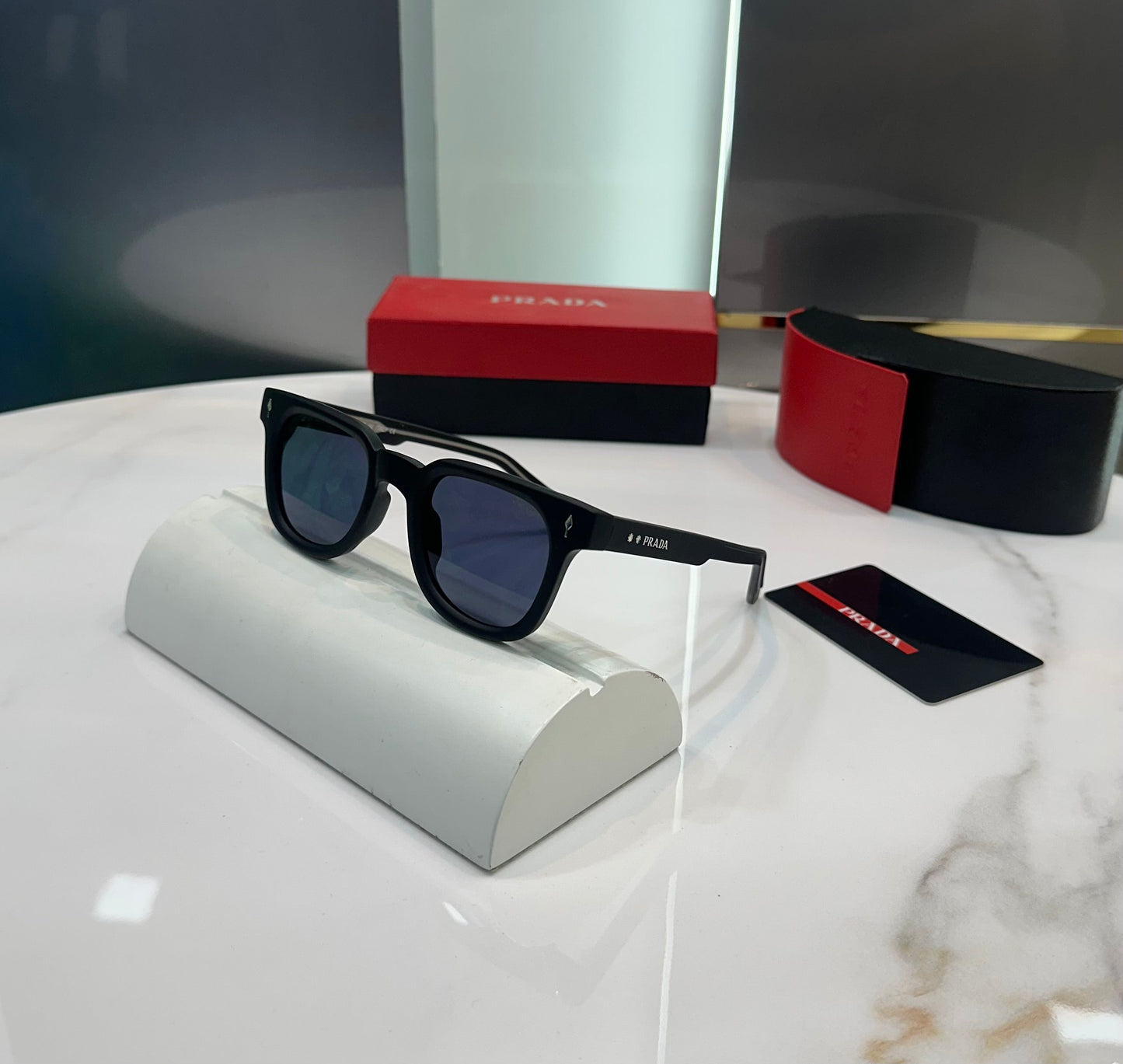 Prada Milano Mat Black Limited Edition Luxury Sunglass With Original Packing Urban Classics Store