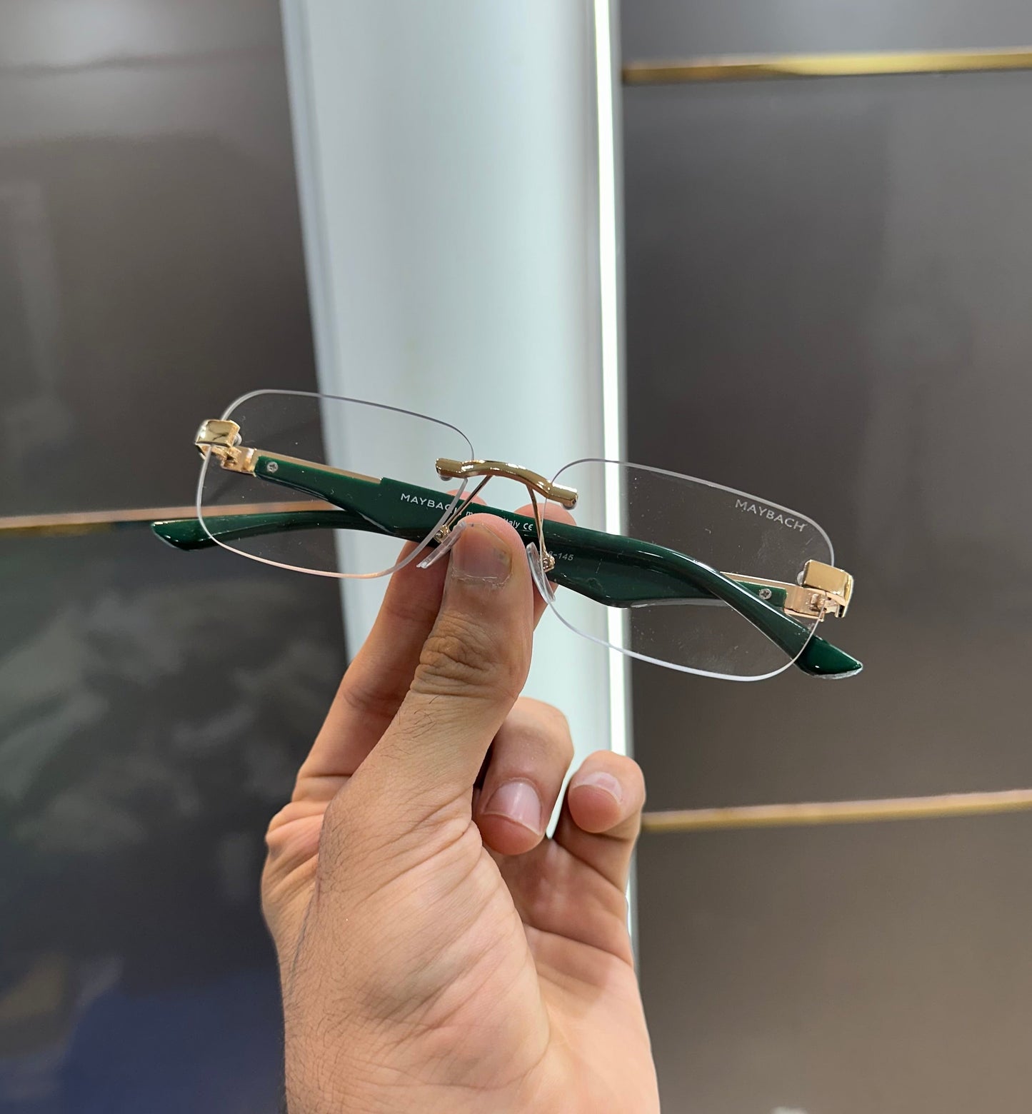 Maybach Green Frame Karan Aujla Edition Luxury Sunglass With Original Packing Urban Classics Store